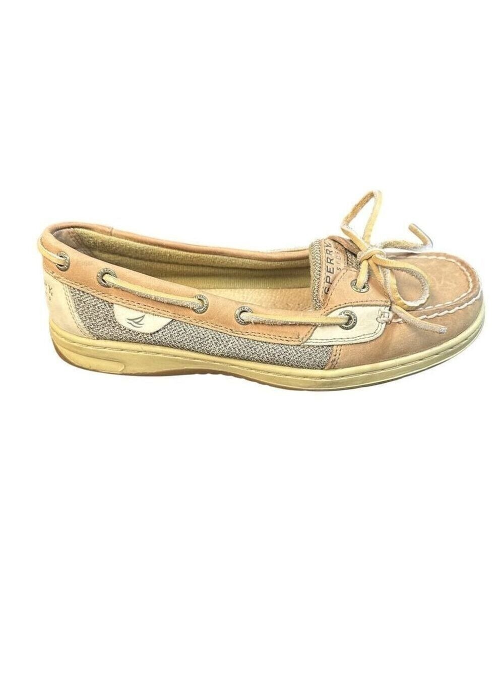 Sperry Angelfish Women's Boat Shoes Brown Leather Size 7